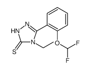 5-(2-DIFLUOROMETHOXY-PHENYL)-4-ETHYL-4 H-[1,2,4]TRIAZOLE-3-THIOL结构式