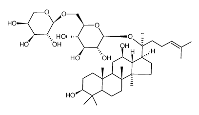 人参皂苷CY结构式