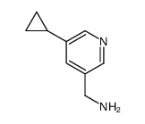 (5-环丙基吡啶-3-基)甲胺图片