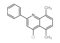 4-Chloro-5,8-dimethyl-2-phenylquinoline Structure