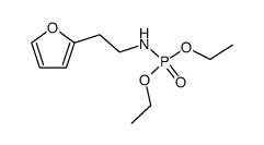 diethyl N-[2-(furan-2-yl)-ethyl]-phosphoramidate Structure