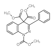 trimethyl 3-phenylcinnoline-1,4,4-tricarboxylate结构式