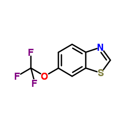 6-三氟甲氧基苯并噻唑结构式
