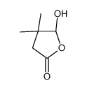 (5R)-5-hydroxy-4,4-dimethyloxolan-2-one Structure