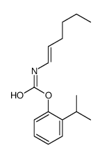 (2-propan-2-ylphenyl) N-hex-1-enylcarbamate Structure