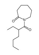 1-(2-ethylhexanoyl)azepan-2-one结构式