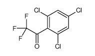 2,2,2-TRIFLUORO-1-(2,4,6-TRICHLORO-PHENYL)-ETHANONE结构式