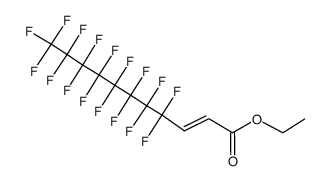 (E)-4,4,5,5,6,6,7,7,8,8,9,9,10,10,11,11,11-Heptadecafluoro-undec-2-enoic acid ethyl ester Structure