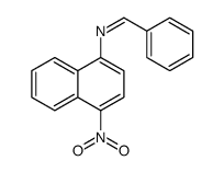 N-(4-nitronaphthalen-1-yl)-1-phenylmethanimine Structure