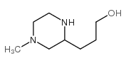 2-Piperazinepropanol,4-methyl-(7CI) structure