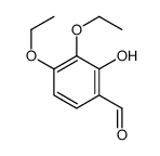 3,4-diethoxy-2-hydroxybenzaldehyde Structure