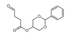 (2-phenyl-1,3-dioxan-5-yl) 4-oxobutanoate结构式