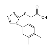 {[4-(3,4-二甲基苯基)-4H-1,2,4-三唑-3-基]硫基}乙酸图片