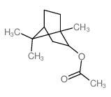 Bicyclo[2.2.1]heptan-2-ol,1,7,7-trimethyl-, 2-acetate structure