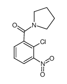 (2-chloro-3-nitrophenyl)(pyrrolidin-1-yl)methanone Structure