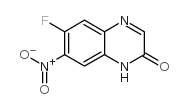 6-氟-7-硝基-2(1H)-喹喔啉酮结构式