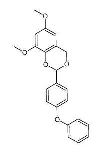 6,8-dimethoxy-2-(4-phenoxyphenyl)-4H-benzo[d][1,3]dioxine Structure