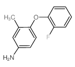 4-(2-Fluorophenoxy)-3-methylaniline Structure