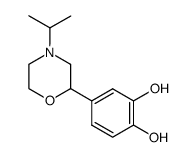 2-(3,4-dihydroxyphenyl)-4-isopropylmorpholine Structure