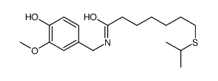 N-VANILLYL-7-ISOPROPYLTHIOHEPTANAMIDE Structure