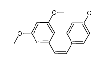 (Z)-1-(4-chlorostyryl)-3,5-dimethoxybenzene Structure