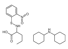 N-邻-NPS-DL-戊氨酸二环己基铵盐结构式