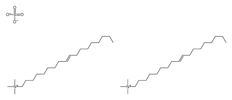 trimethyl(octadec-9-enyl)azanium,sulfate结构式