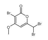 3-bromo-6-bromomethyl-4-methoxy-2-pyrone Structure