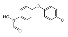 N-[4-(4-chlorophenoxy)phenyl]-N-hydroxyformamide Structure