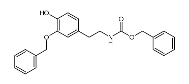 3-O-benzyl-N-benzyloxycarbonyldopamine Structure