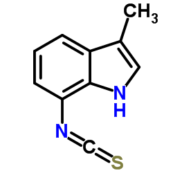 7-Isothiocyanato-3-methyl-1H-indole结构式