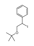 [1-iodo-2-[(2-methylpropan-2-yl)oxy]ethyl]benzene Structure