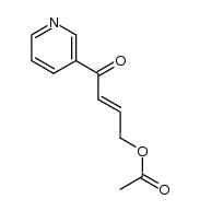 (E)-4-oxo-4-(pyridin-3-yl)but-2-en-1-yl acetate结构式