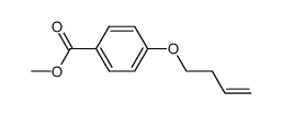 4-(4'-methoxycarbonylphenoxy)but-1-ene Structure