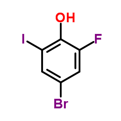 4-Bromo-2-fluoro-6-iodo-phenol Structure