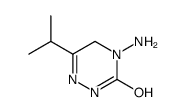 1,2,4-Triazin-3(2H)-one,4-amino-4,5-dihydro-6-(1-methylethyl)-(9CI) Structure