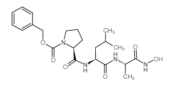 Z-Pro-Leu-Ala-NHOH结构式