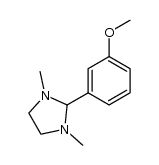 2-(3-methoxyphenyl)-1,3-dimethylimidazolidine结构式