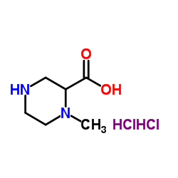 1-METHYLPIPERAZINE-2-CARBOXYLIC ACID DIHYDROCHLORIDE Structure