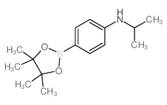 N-Isopropyl-4-(4,4,5,5-tetramethyl-1,3,2-dioxaborolan-2-yl)aniline Structure