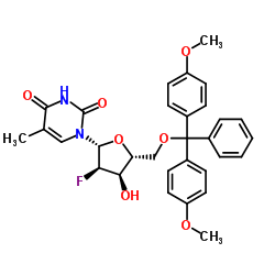 5'-O-[Bis(4-methoxyphenyl)(phenyl)methyl]-2'-fluorothymidine图片