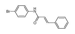 (E)-N-(4-Bromophenyl)-3-phenyl-2-propenamide结构式