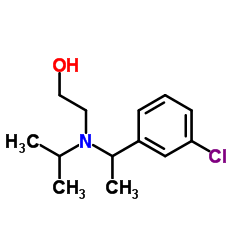 2-{[1-(3-Chlorophenyl)ethyl](isopropyl)amino}ethanol结构式