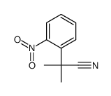 2-methyl-2-(2-nitrophenyl)propanenitrile结构式