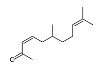 6,10-dimethylundeca-3,9-dien-2-one Structure