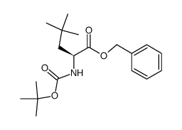 Nα-(tert-butyloxycarbonyl)-γ-methylleucine benzyl ester结构式