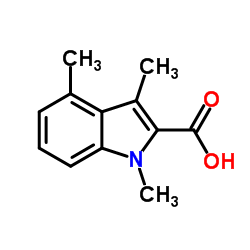 1,3,4-Trimethyl-1H-indole-2-carboxylic acid图片