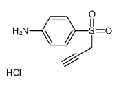 4-prop-2-ynylsulfonylaniline,hydrochloride Structure