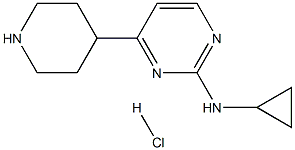 N-环丙基-4-(4-哌啶基)-2-嘧啶胺盐酸盐图片