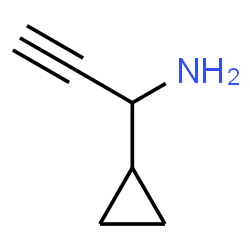 1-Cyclopropyl-2-propyn-1-amine structure